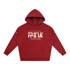 "Built by People, Not Prompts" Oversize Fleeced Hoodie