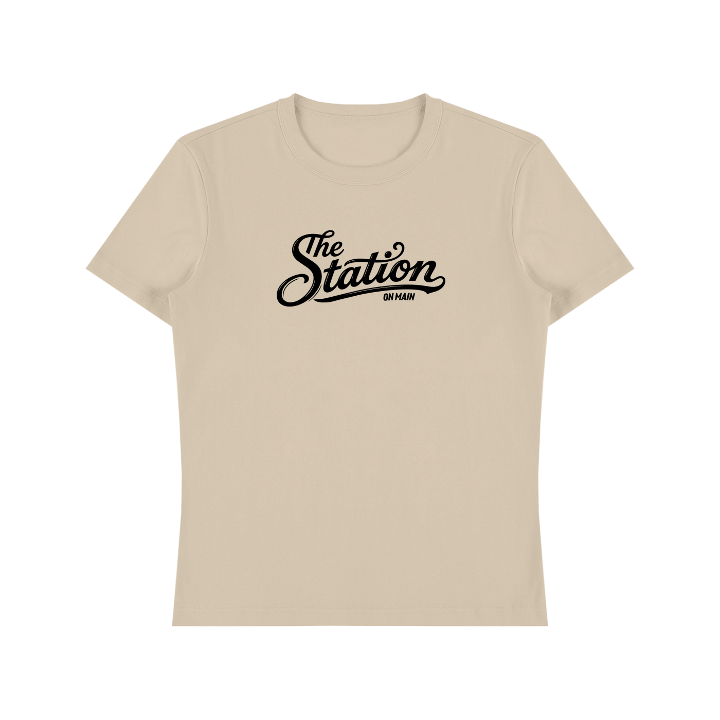 The Station on Main Unisex Heavyweight Cotton T-Shirt