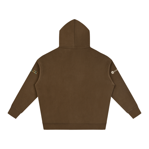 "Built by People, Not Prompts" Oversize Fleeced Hoodie