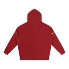 "Built by People, Not Prompts" Oversize Fleeced Hoodie